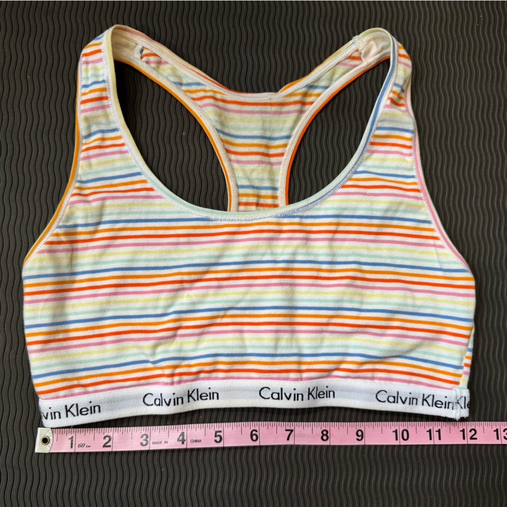 Calvin Klein Cotton Racerback Bra - Picture 2 of 3